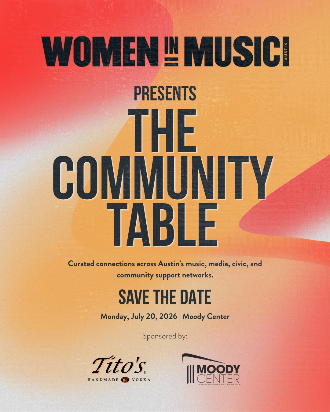 Women In Music presents The Community Table
