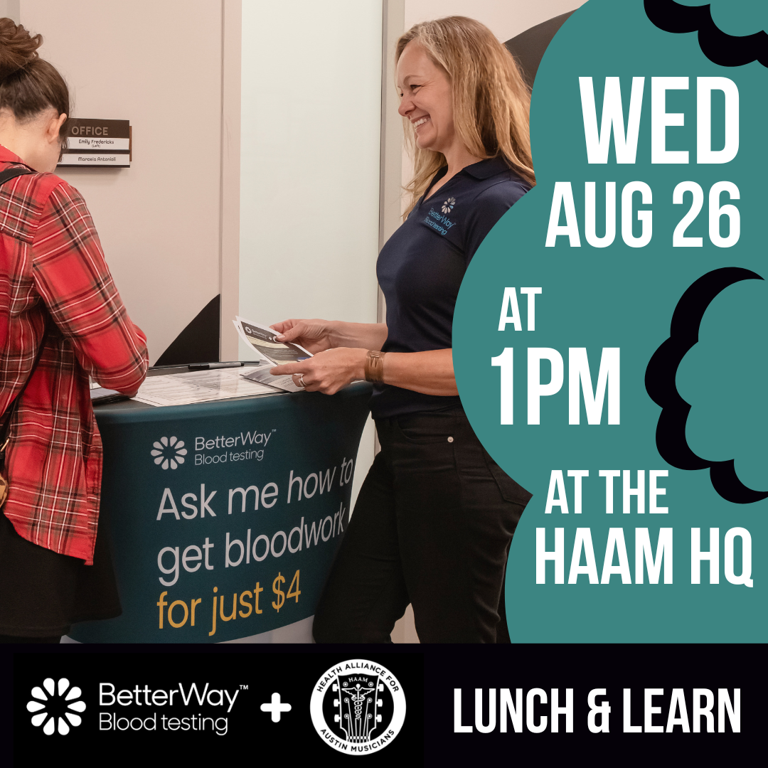 BetterWay Blood Testing + HAAM: Lunch &amp; Learn