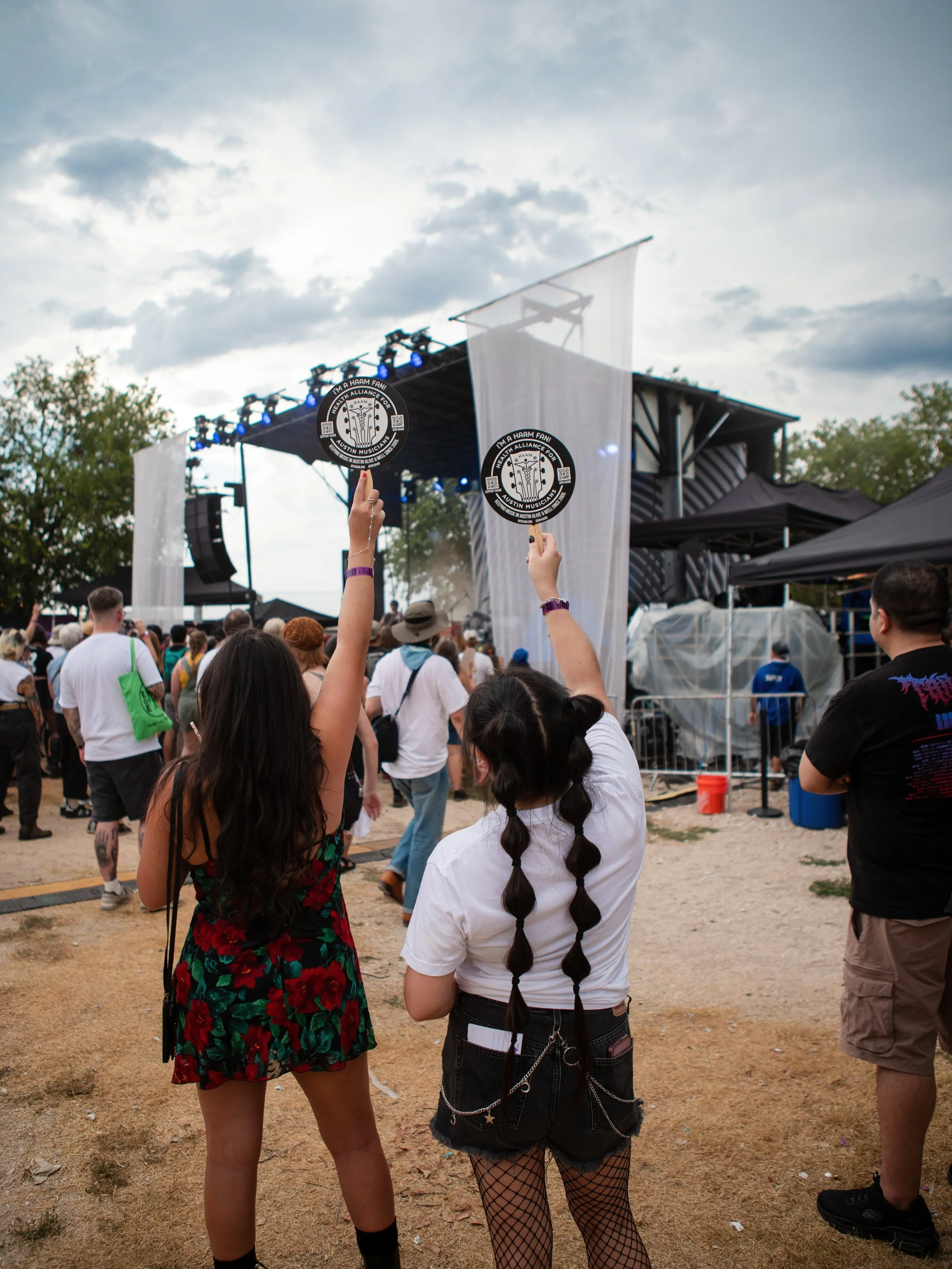 Still buzzing from Levitation! 🖤

A huge thank you to everyone who stopped by the HAAM table to say hi, learn more about what we do, and show some love for Austin&rsquo;s music community. Loved seeing so many HAAM fans in the crowd!

And a special t