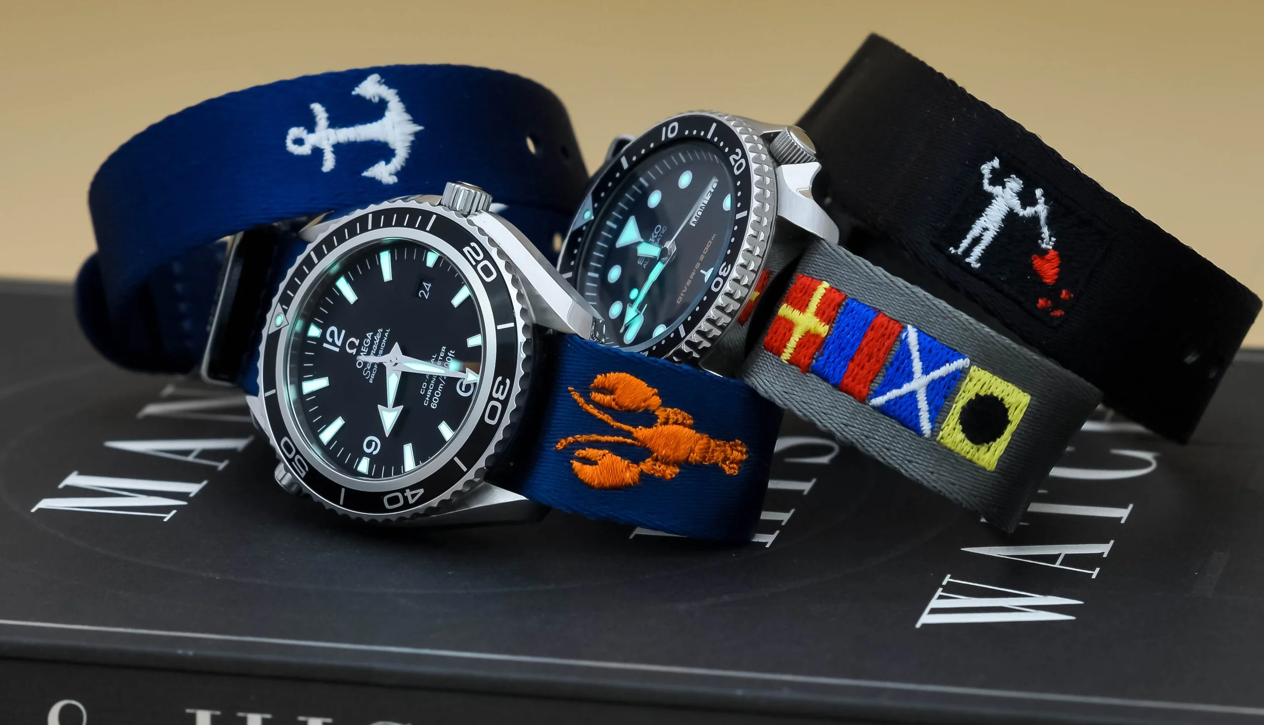 Nautical Flag NATO Strap — Bon Temps Bands