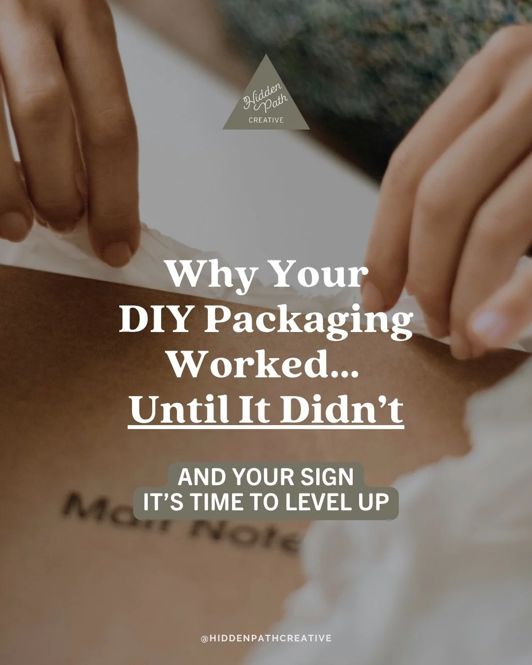 Let&rsquo;s be clear:⁣
I&rsquo;m not here to shame your kraft pouches or handwritten stickers.⁣
⁣
They were iconic.⁣
They did their job.⁣
They got you here.⁣
⁣
But if you're landing retail meetings, fighting with your printer weekly, or wondering if 