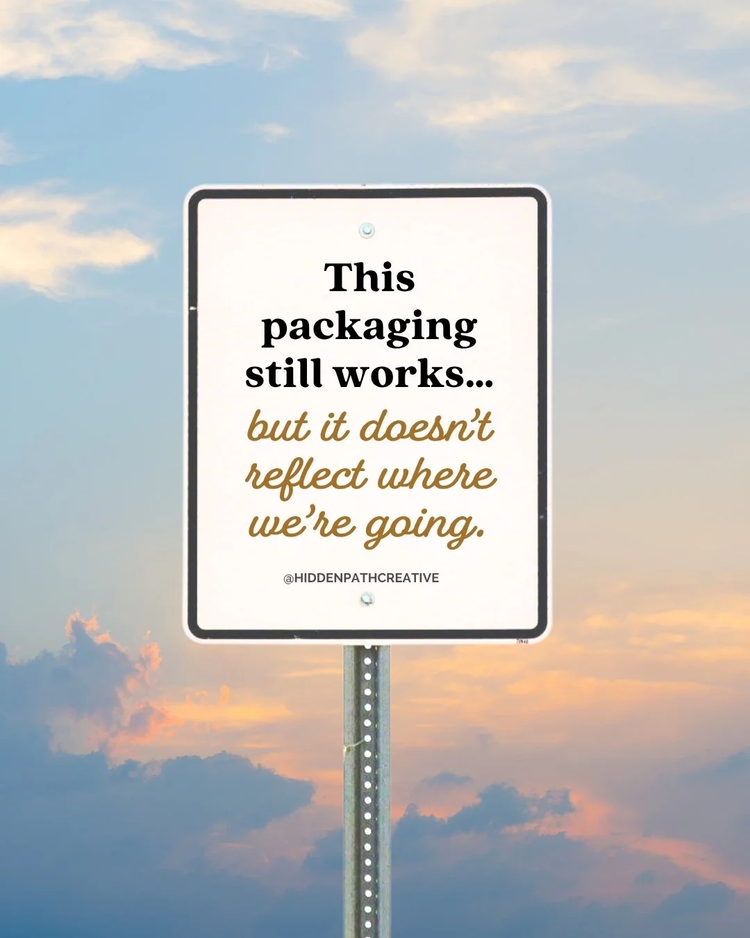 You can love your product and know your packaging isn&rsquo;t quite keeping up.⁣
⁣
 Maybe it was fine when you were selling 1:1, but now you&rsquo;re:⁣
 &rarr; Taking wholesale meetings⁣
 &rarr; Growing your online orders⁣
 &rarr; Wanting your visual