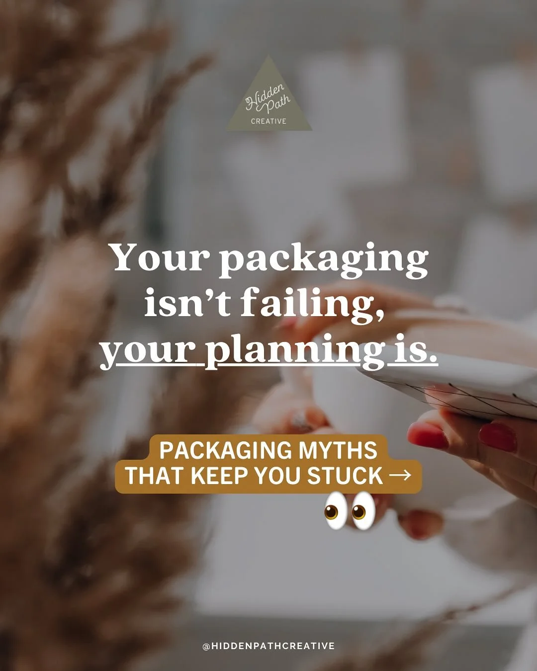 Your packaging doesn&rsquo;t need a total redesign &mdash;
it needs a plan.

Before you hire a designer or pick Pantone colors, get clear on what your packaging needs to say and do.

Because when you start with clarity,
your design isn&rsquo;t just b