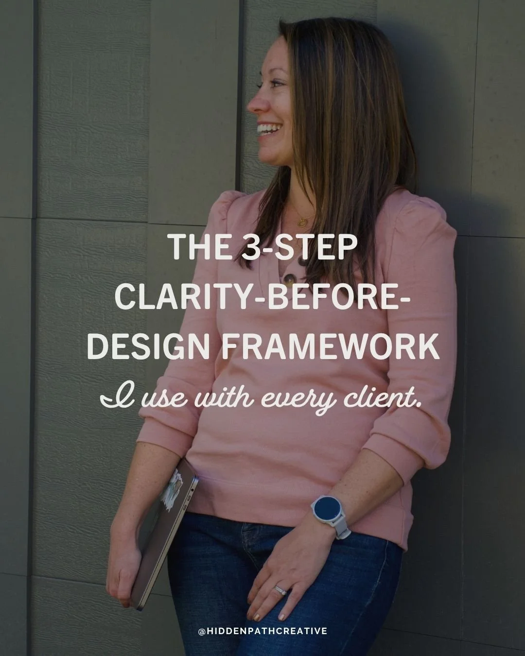 Before I open Illustrator&hellip; I always start here.⁣
⁣
This 3-step clarity framework is the foundation of every project I take on&mdash;whether we&rsquo;re designing from scratch or refining a DIY label that&rsquo;s ready to level up.⁣
⁣
🧠 Brand 