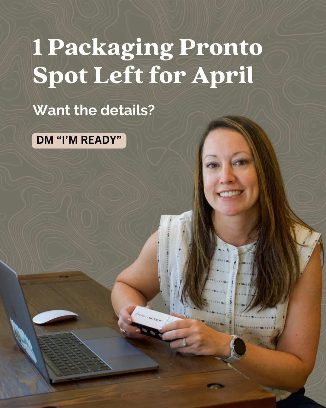 Pre-PS. This is NOT an April Fool&rsquo;s joke ⤵️

I have one Packaging Pronto spot left for April.

If your packaging feels harder than it should, it&rsquo;s usually not the design.

It&rsquo;s the file setup.

Most brands are working with files tha