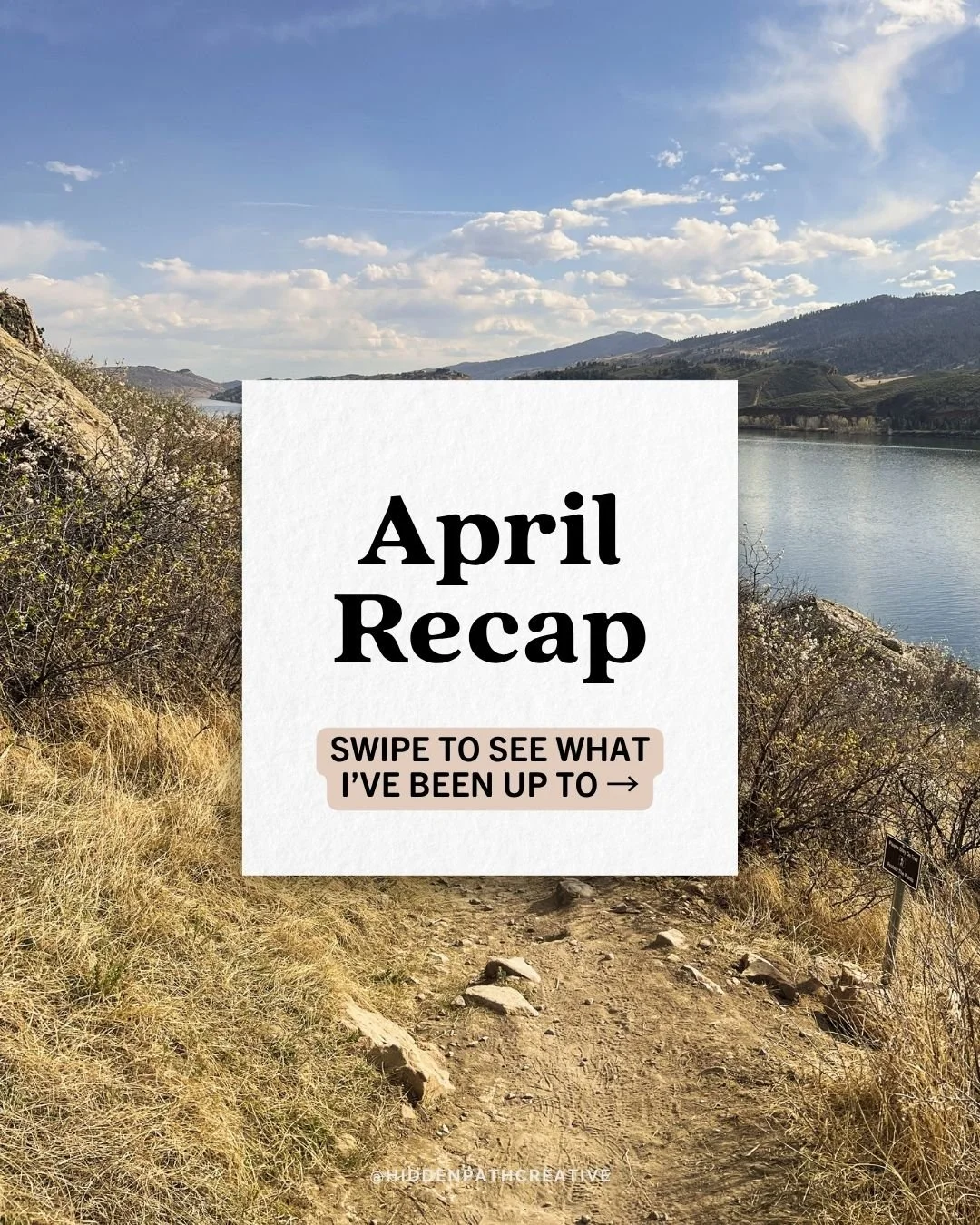 April felt like a mix of settling in and getting back into a rhythm.⁣
⁣
We&rsquo;ve been in Fort Collins for a month now, and it&rsquo;s starting to feel like home.⁣
⁣
On the work side, I wrapped label design for a new cheese brand, worked on a natur