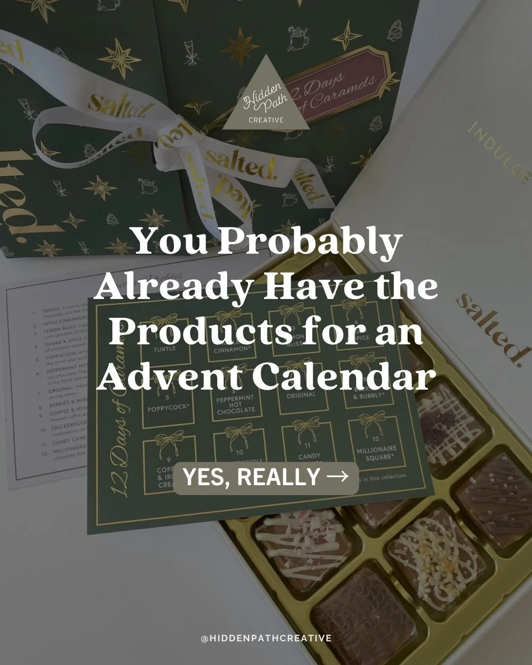 A lot of brands think advent calendars require an entirely new product line.

Most of the time, they don&rsquo;t.

Some of the smartest holiday launches are existing products repositioned into a more giftable, experience-driven format.

And holiday 2