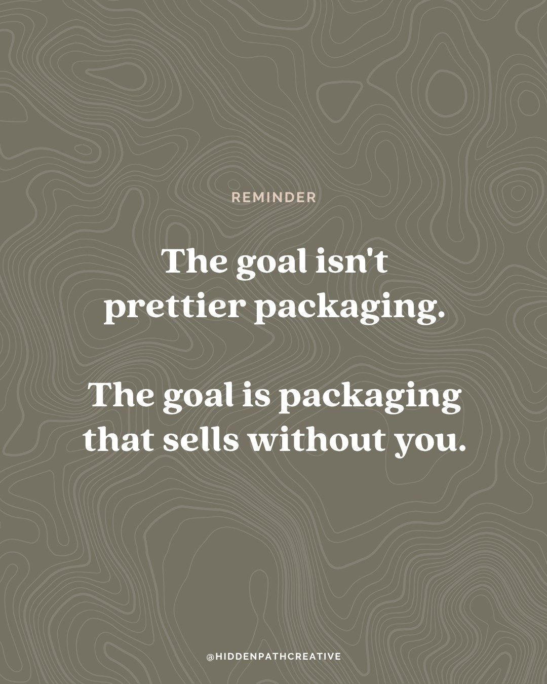 A lot of founders spend years becoming incredible product experts.⁣
⁣
Then they accidentally create packaging that requires them to be the translator.⁣
⁣
The result?⁣
⁣
Every sale depends on conversations.⁣
Every retail opportunity feels harder.⁣
Eve