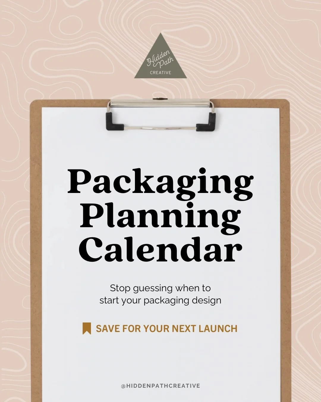 One of the most common questions I get is:

&ldquo;When should I actually start designing my packaging?&rdquo;

The answer is almost always...
Earlier than you think.

That&rsquo;s why I created this Packaging Planning Calendar.

Instead of guessing 