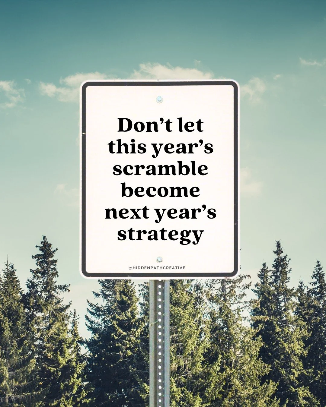 Maybe you're reading these posts and realizing your holiday timeline feels a little tighter than you'd hoped.⁣
⁣
That's okay.⁣
⁣
You can't change the past.⁣
But you can make next season dramatically easier.⁣
⁣
The Packaging Planning Calendar was crea