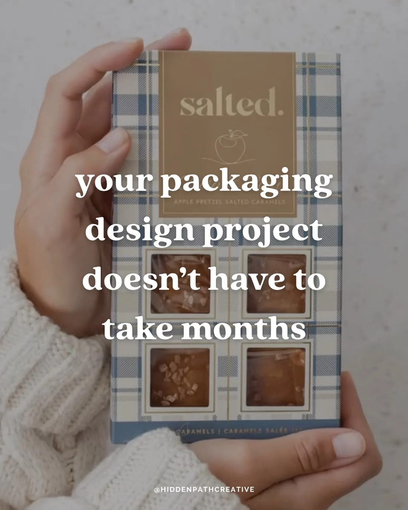 One of the reasons I created Packaging Pronto was because I spent years working under tight retail deadlines.

And I knew there had to be a way to help growing brands move from strategy to design faster&mdash;without skipping the strategic thinking t