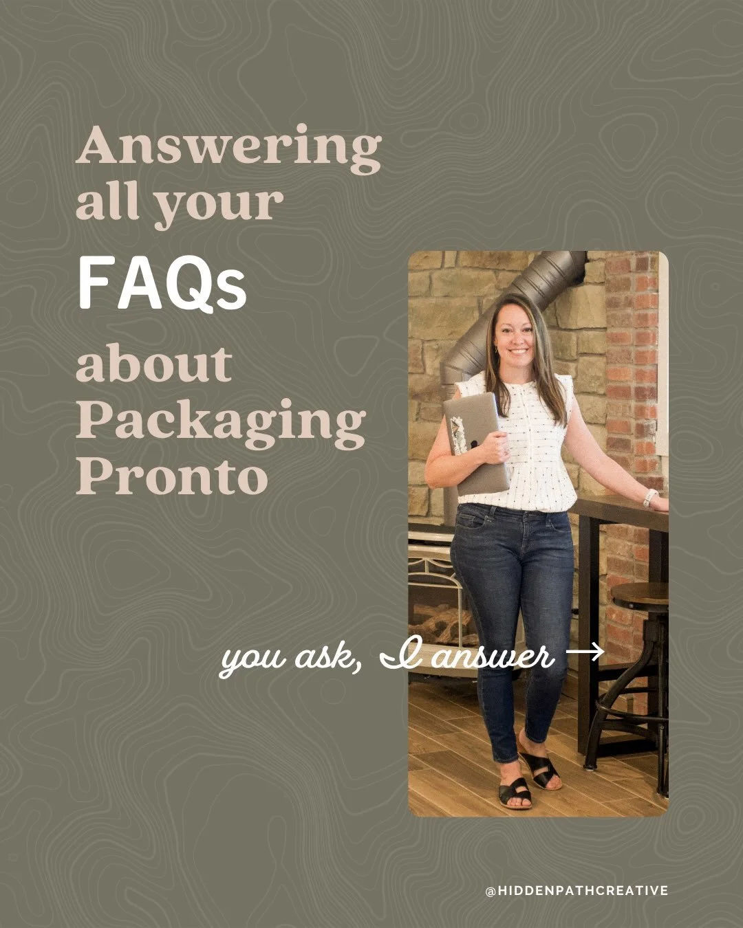 I get a lot of the same questions about Packaging Pronto, especially once someone hears: &ldquo;Yes, we really design your packaging in one focused day.&rdquo;

So, I&rsquo;m answering the big ones 👆

Here&rsquo;s the short version. Swipe through fo