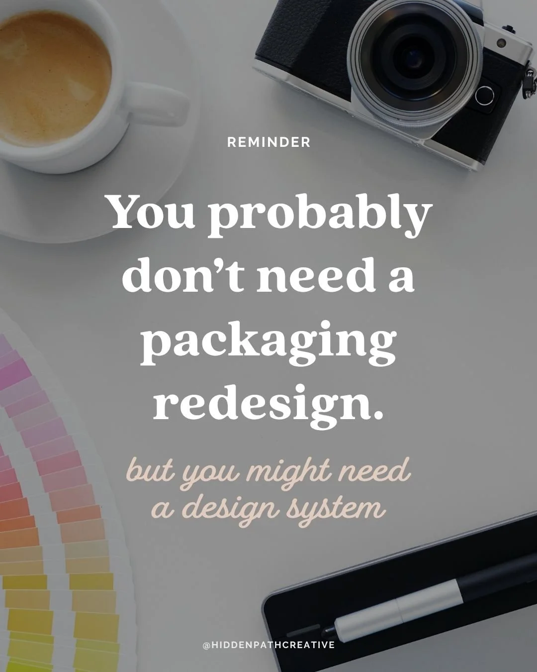 If every new product makes you want to redesign your packaging again, I want you to consider something:⁣
⁣
The individual package might not be the problem.⁣
⁣
The foundation might be.⁣
⁣
A strong packaging system answers questions like:⁣
⁣
What stays