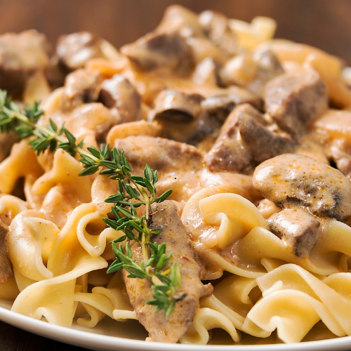 Beef Stroganoff Skillet Creation