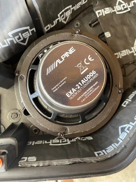 Alpine Speaker with SoundShield Installed Sprinter