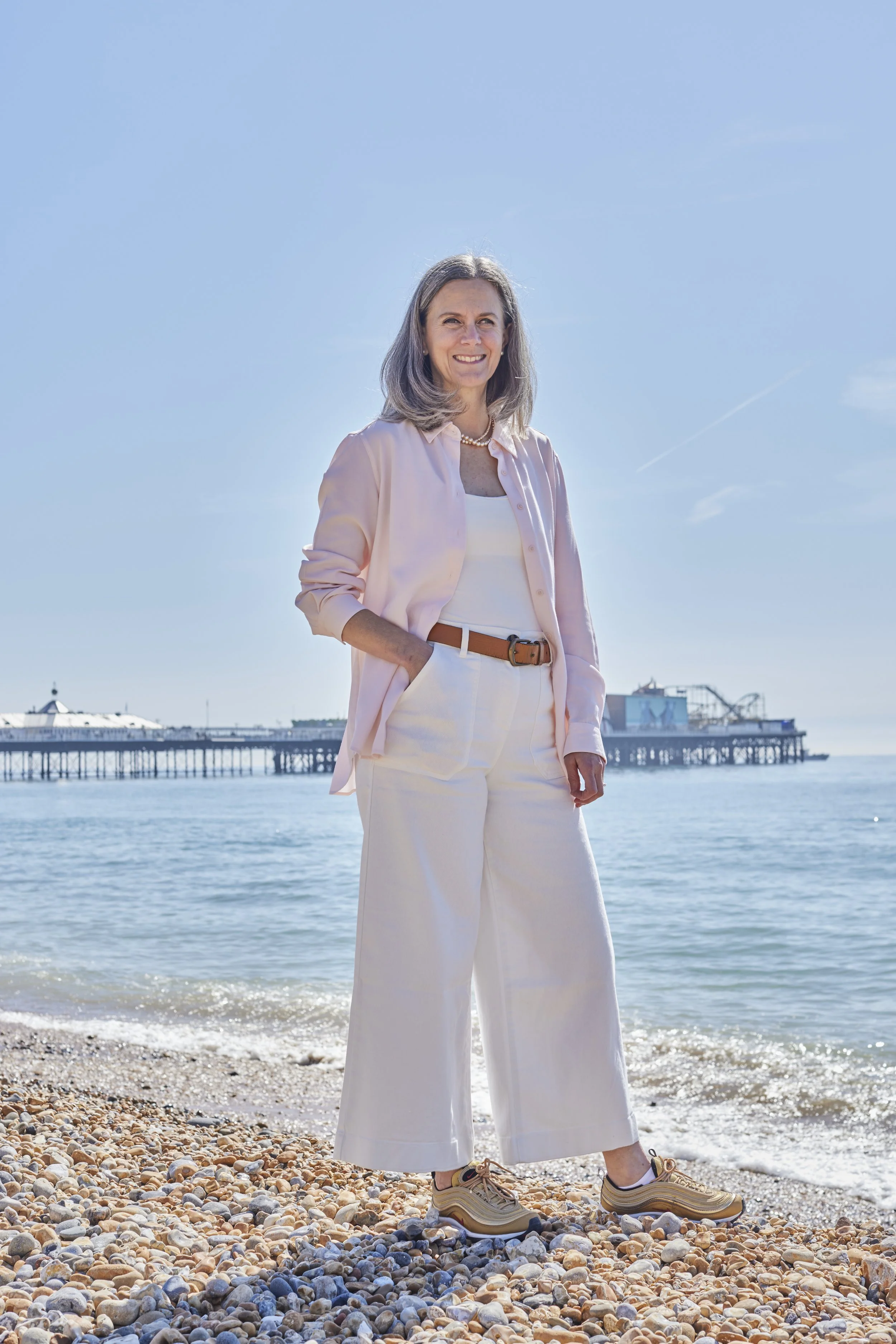 Jo Renshaw on Brighton Beach