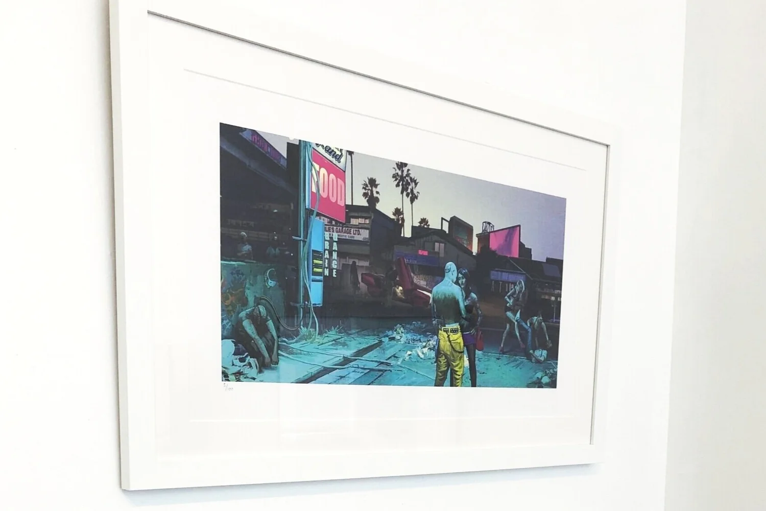 Cyberpunk 2077 - Street Life (Framed) — Chicago Gamespace