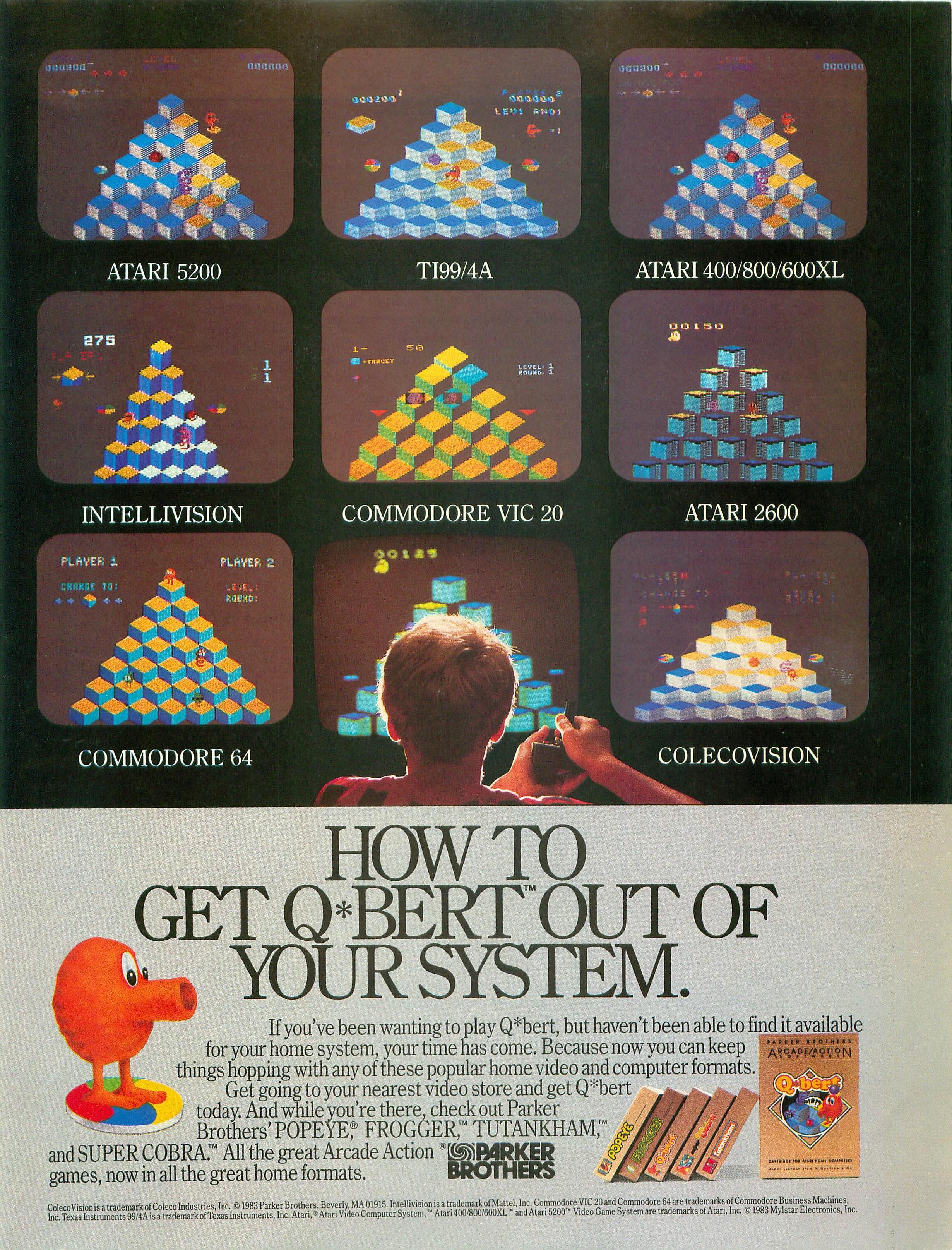 Gottlieb advertisement from Electronic Games magazine, 1983