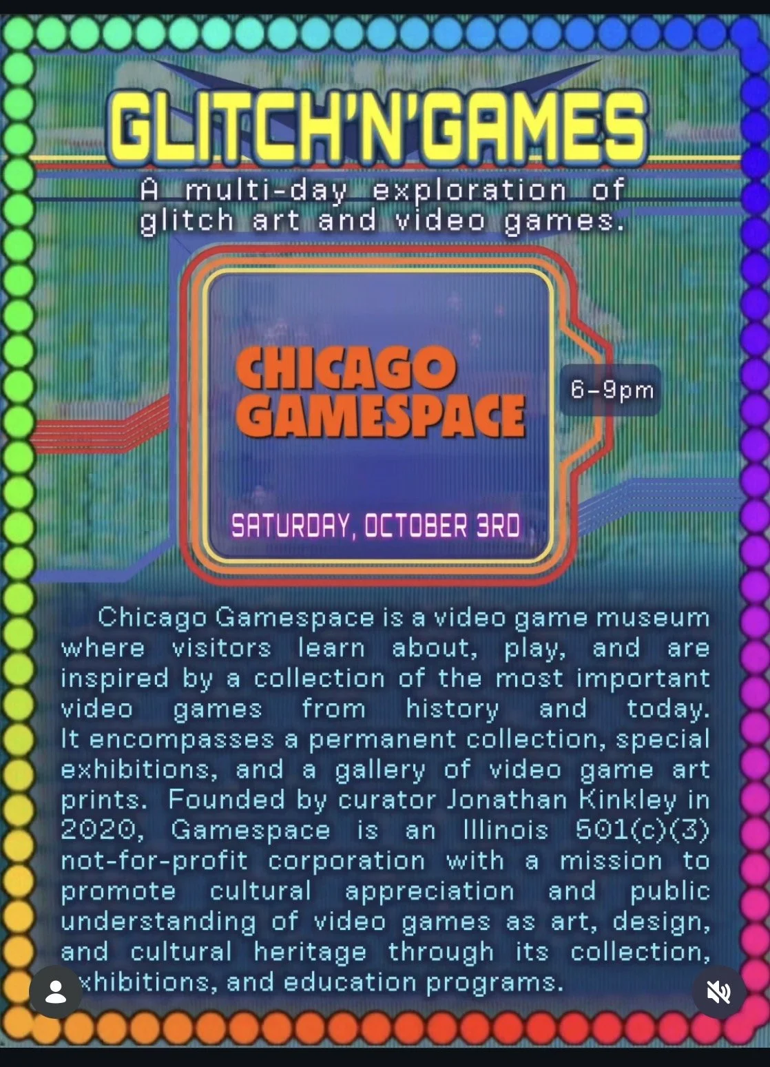 Glitch'N'Games @ Gamespace 