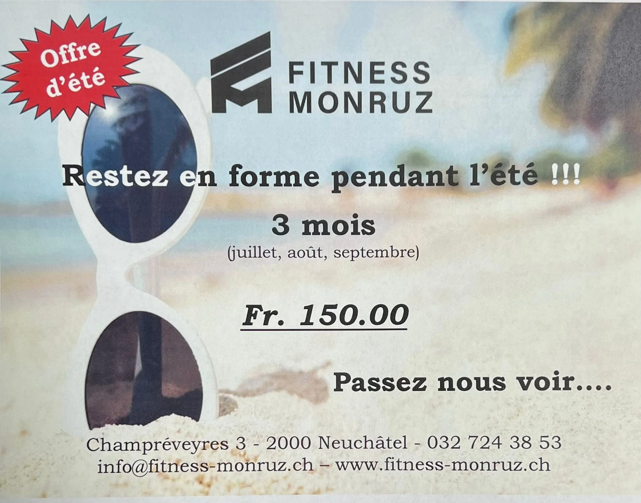 Offre d'été ☀️
