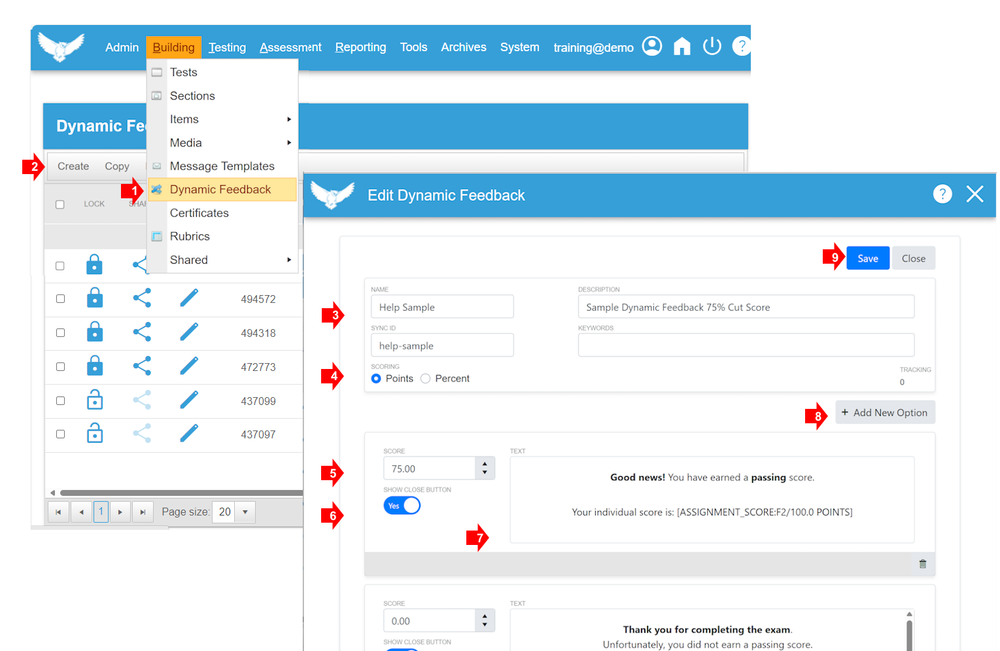 OWL Dynamic Feedback — OWL Testing Software