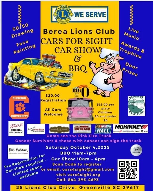 Cars for Sight Car Show & BBQ