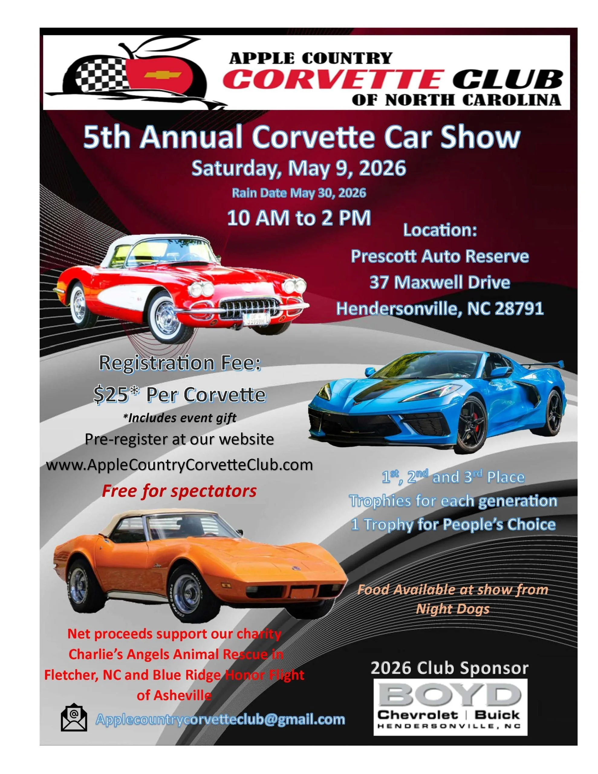 Apple County Corvette Club 5th Annual Car Show