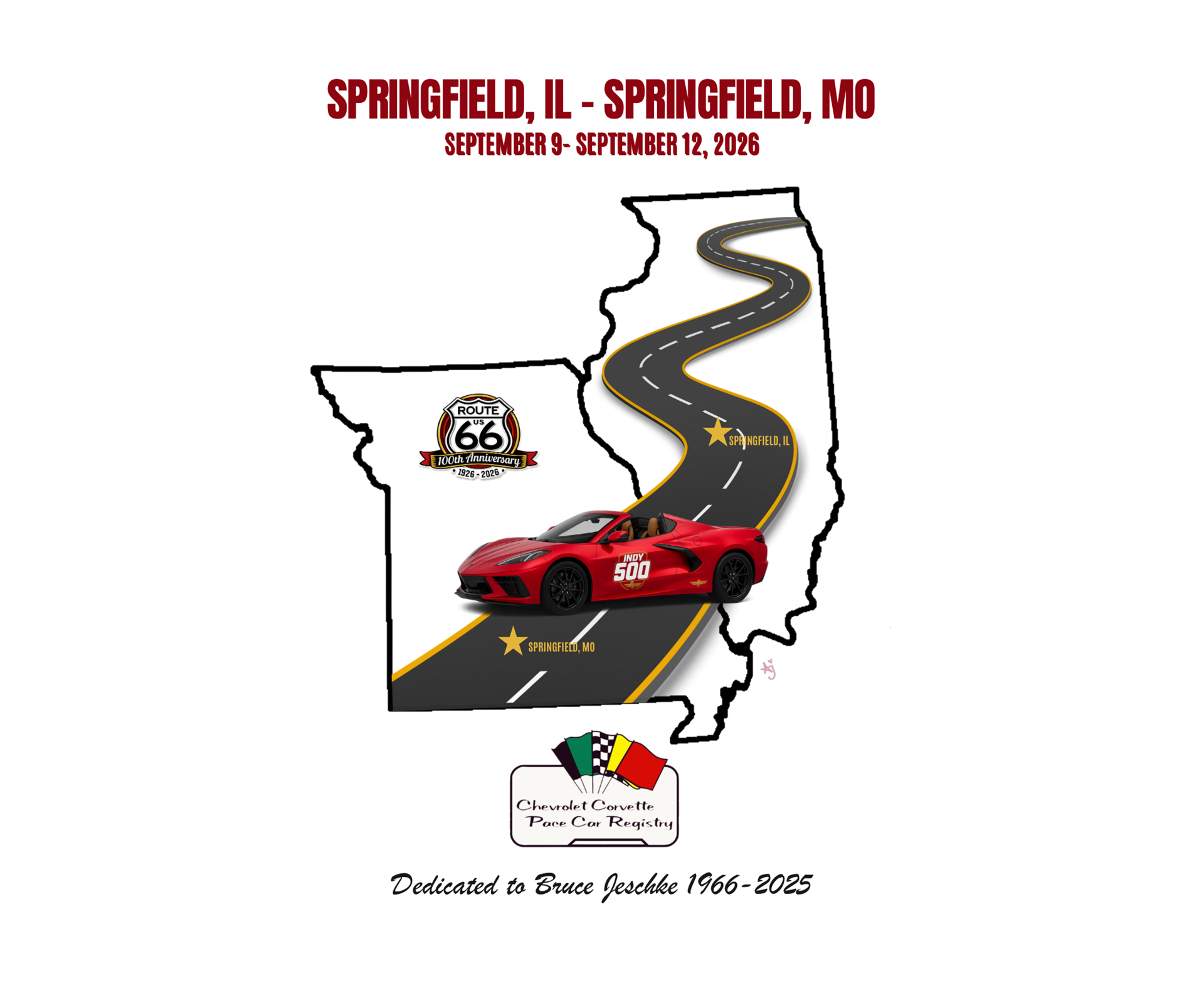 2026 Corvette Pace Car Registry Reunion - Route 66
