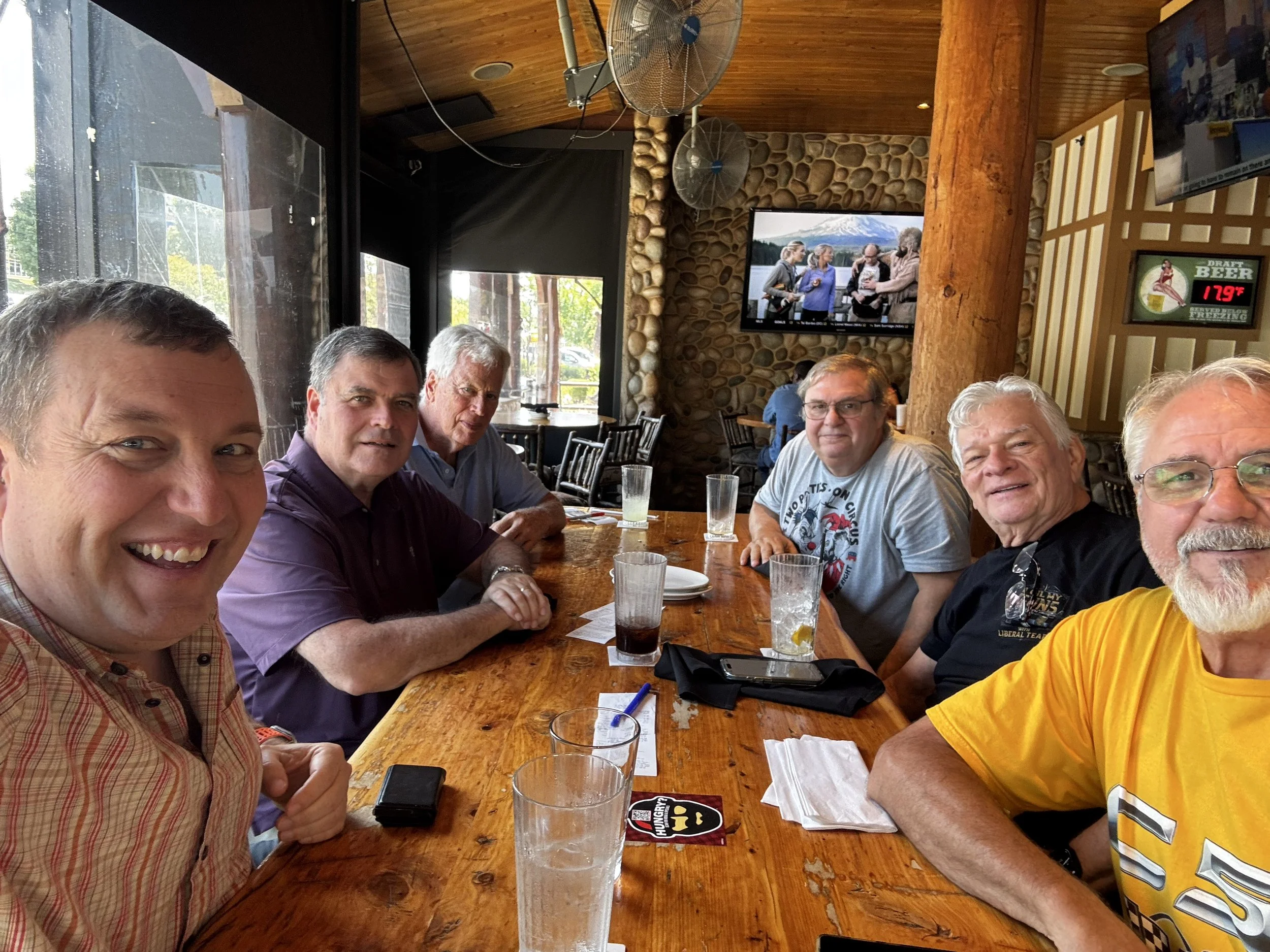 Palmetto Armory, August 19.  Kelly Hancock, Brian Pollock, Rob Roberts, Scott Lindstrom, Randy Cusick, Mike Wygladaski,