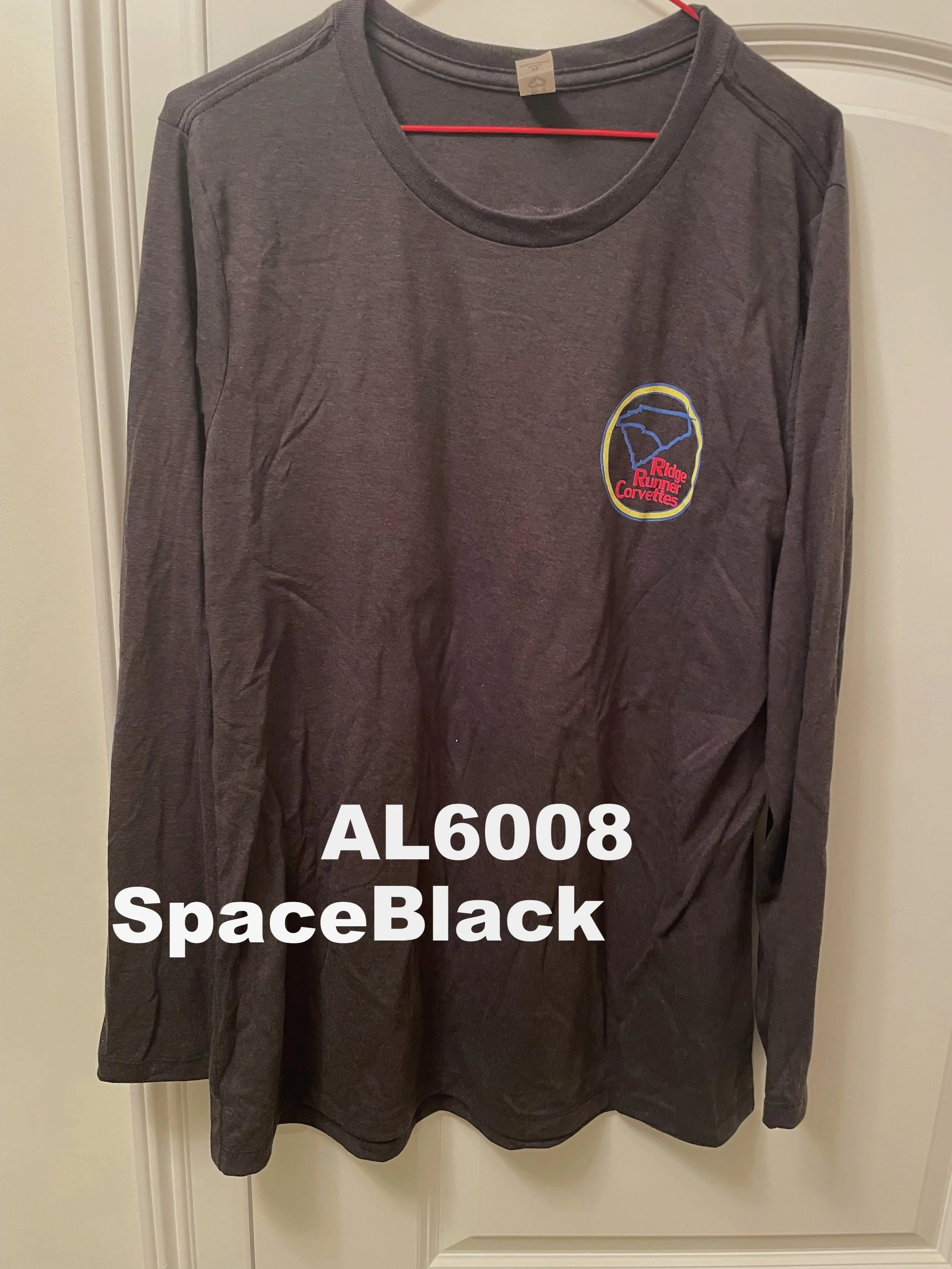 Ladies Medium Long-Sleeve T-Shirt Space Black