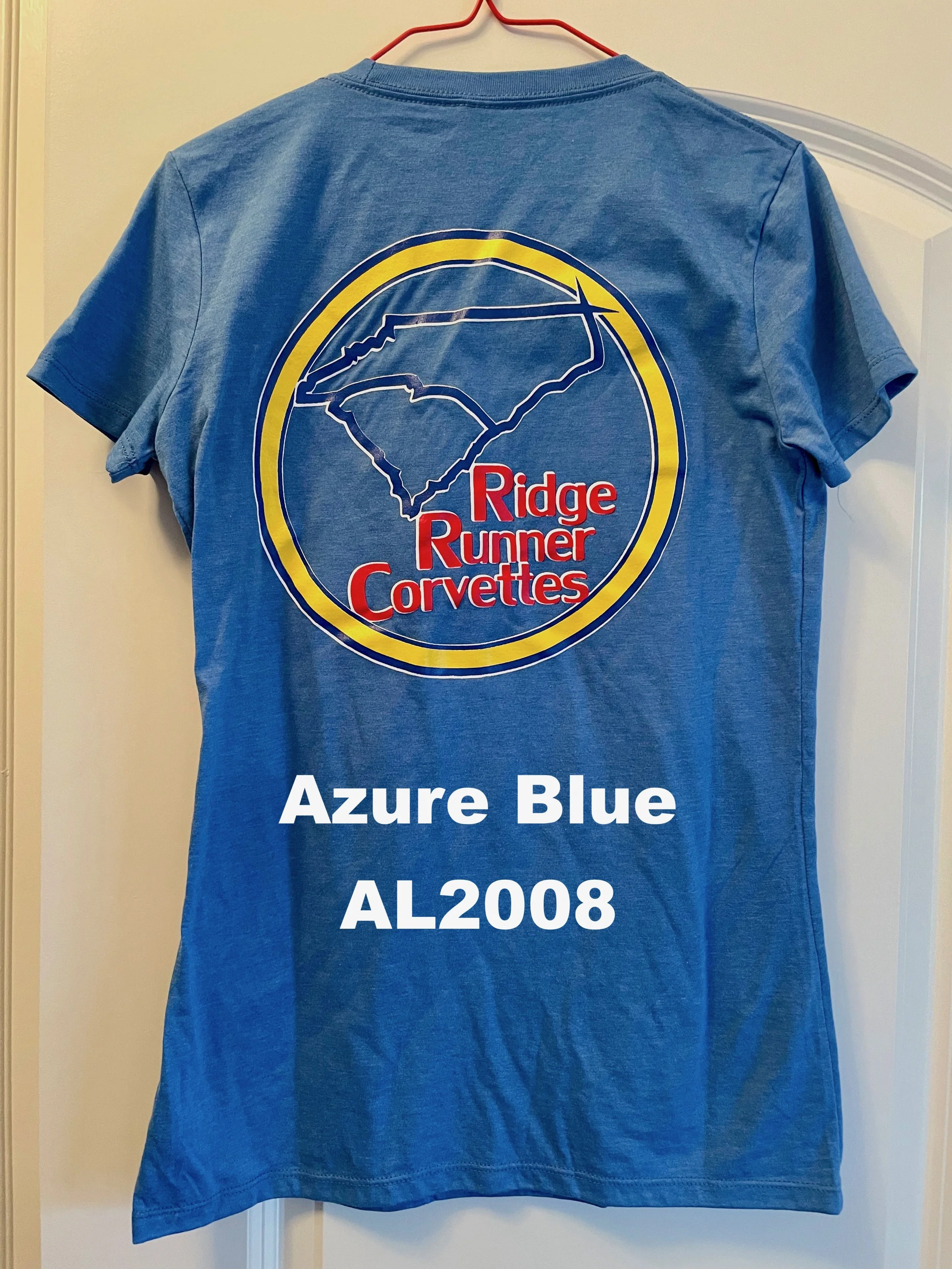 T-Shirt - Ladies - AL2008 - Short-Sleeve - Allmade Tri-Blend - Azure Blue - Back.jpg