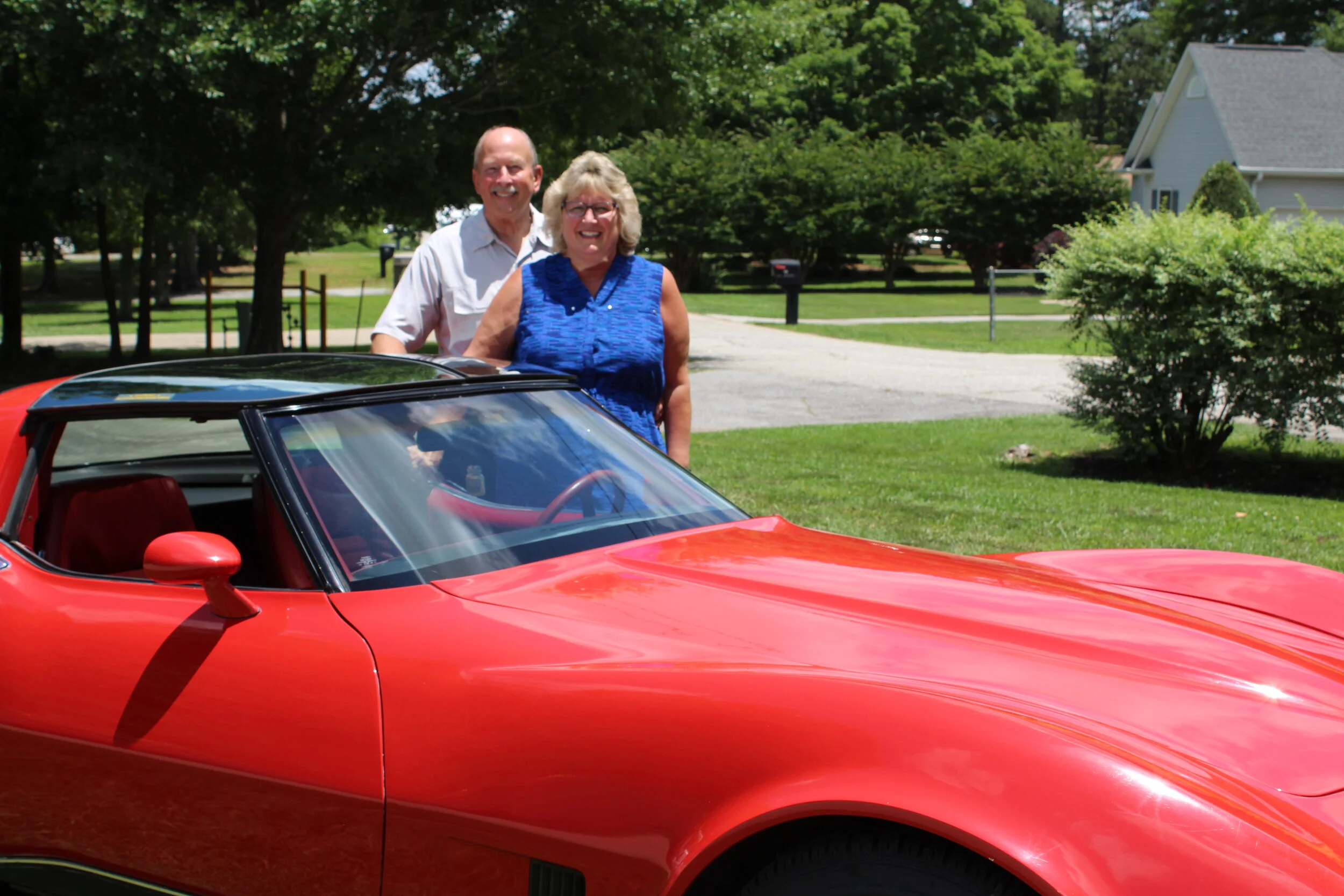 Baumgartner car & them.jpeg