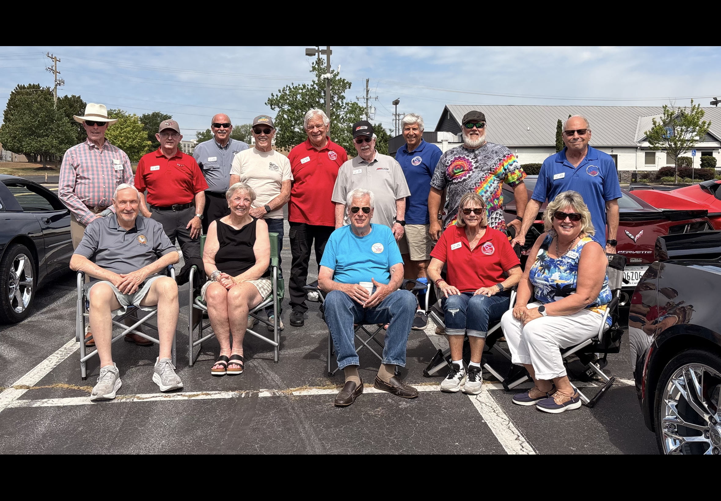 Back row: Jack Mckeon, James Wasness, David Baumgartner, Jim Deaton, Randy Cusick, Ray Colgrove, Joe Musuraca, James Tanzey, and Jerry Pimental.
Front row: Mike Rich, Cathy Bolick, Rob Roberts, Jody Pimental, Peggy Baumgartner.