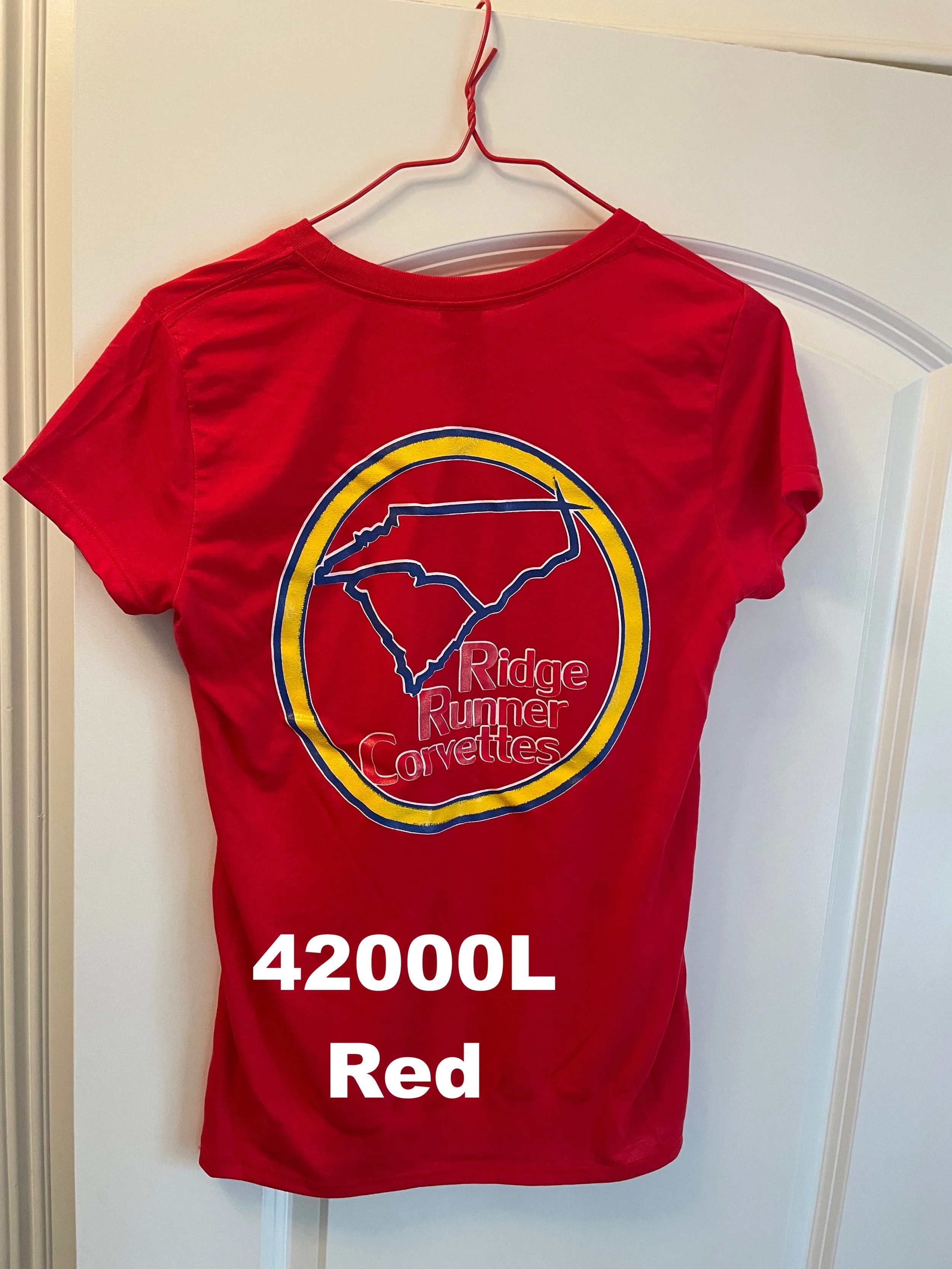 T-Shirt- Ladies - 42000L - Short-Sleeve - Gildan Performance - Red - Back.jpg (Copy)