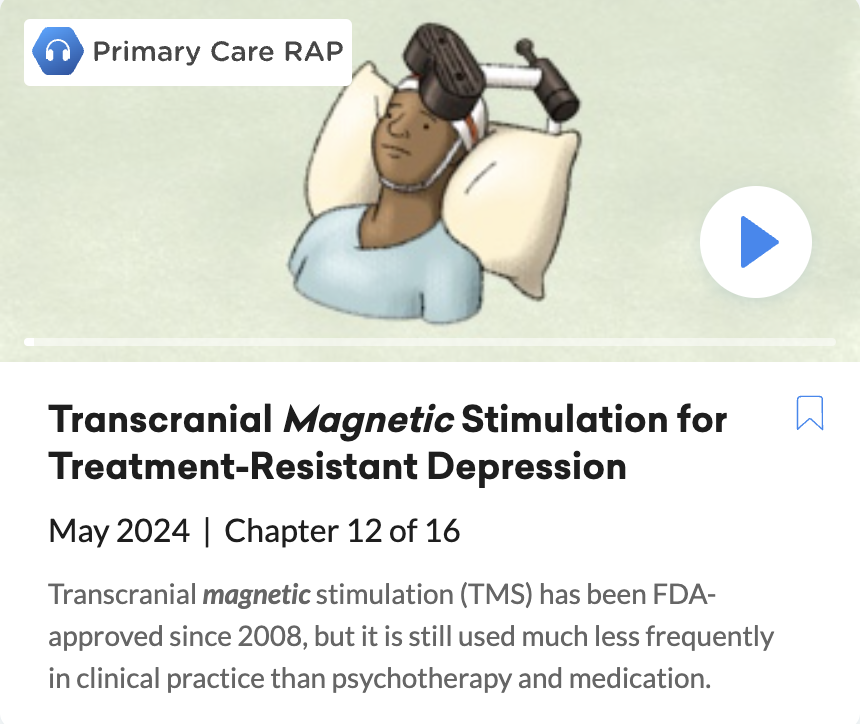 Transcranial Magnetic Stimulation for Treatment-Resistant Depression