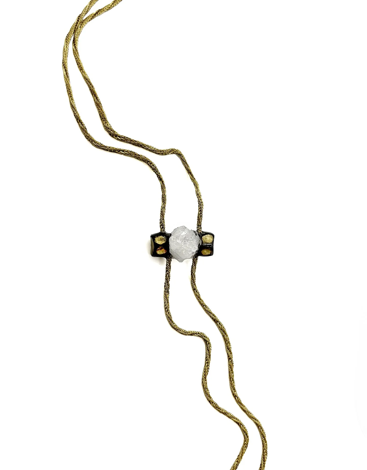 Armed With Ardor-Whisper-Apophyllite Crystal Necklace