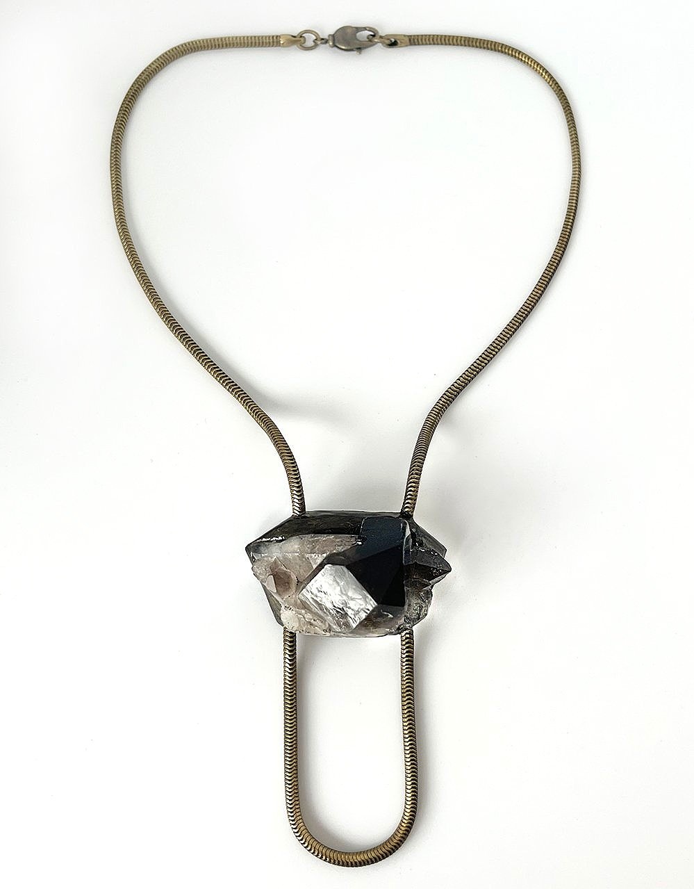 Himalayan Smoky Quartz Cluster Necklace
