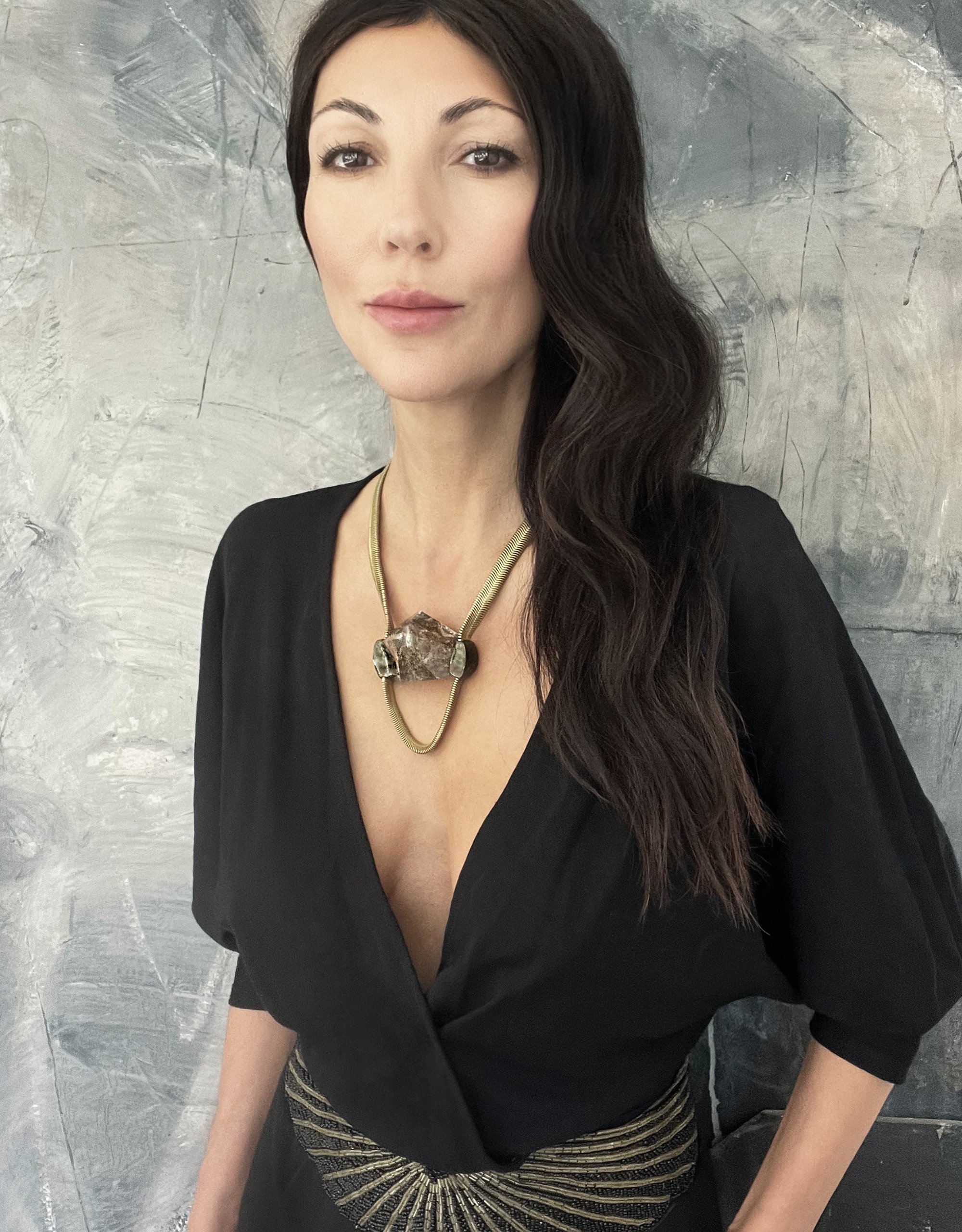 Smoky Quartz Crystal Necklace