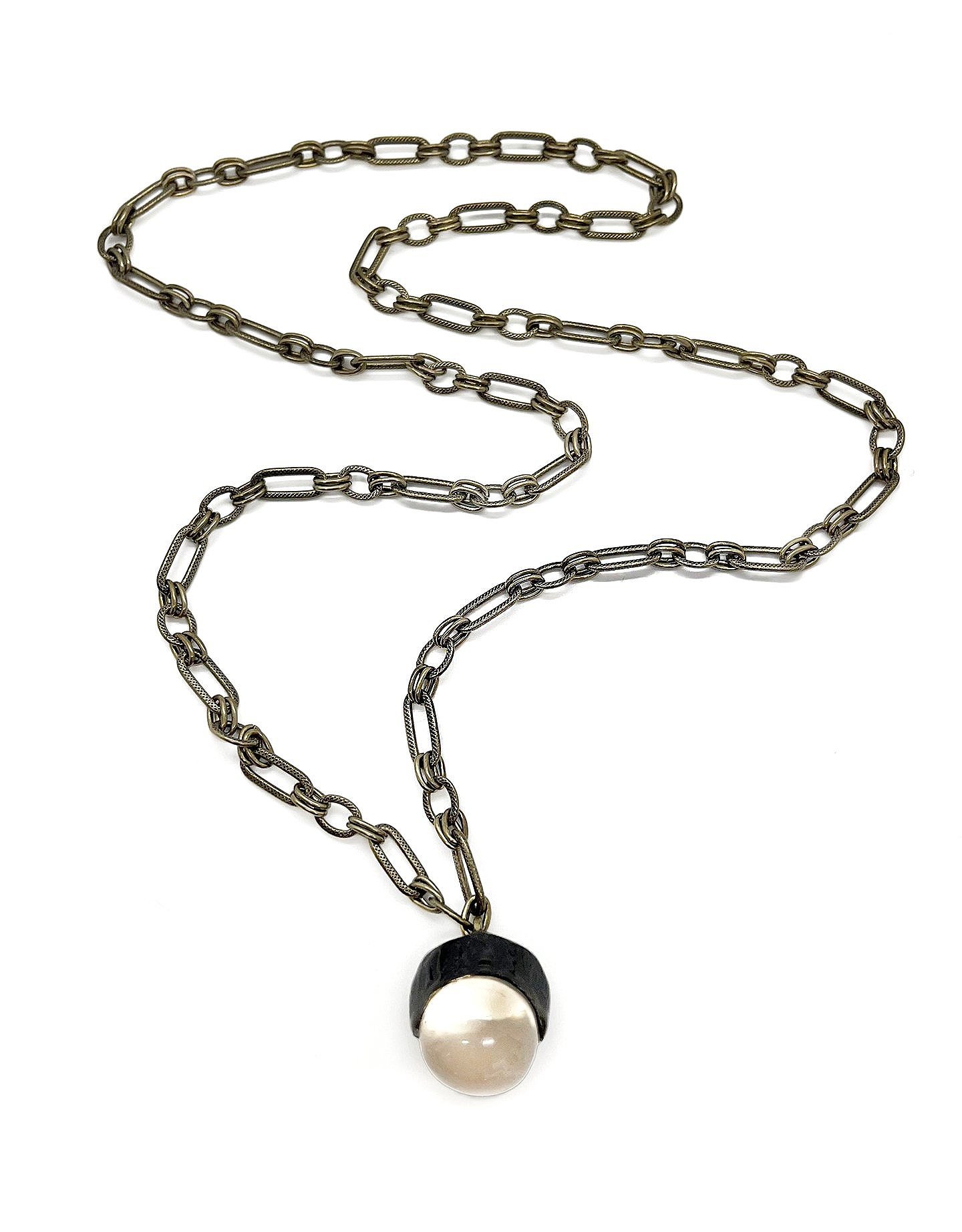 The Fortune Teller # 6 Quartz Sphere Pendant
