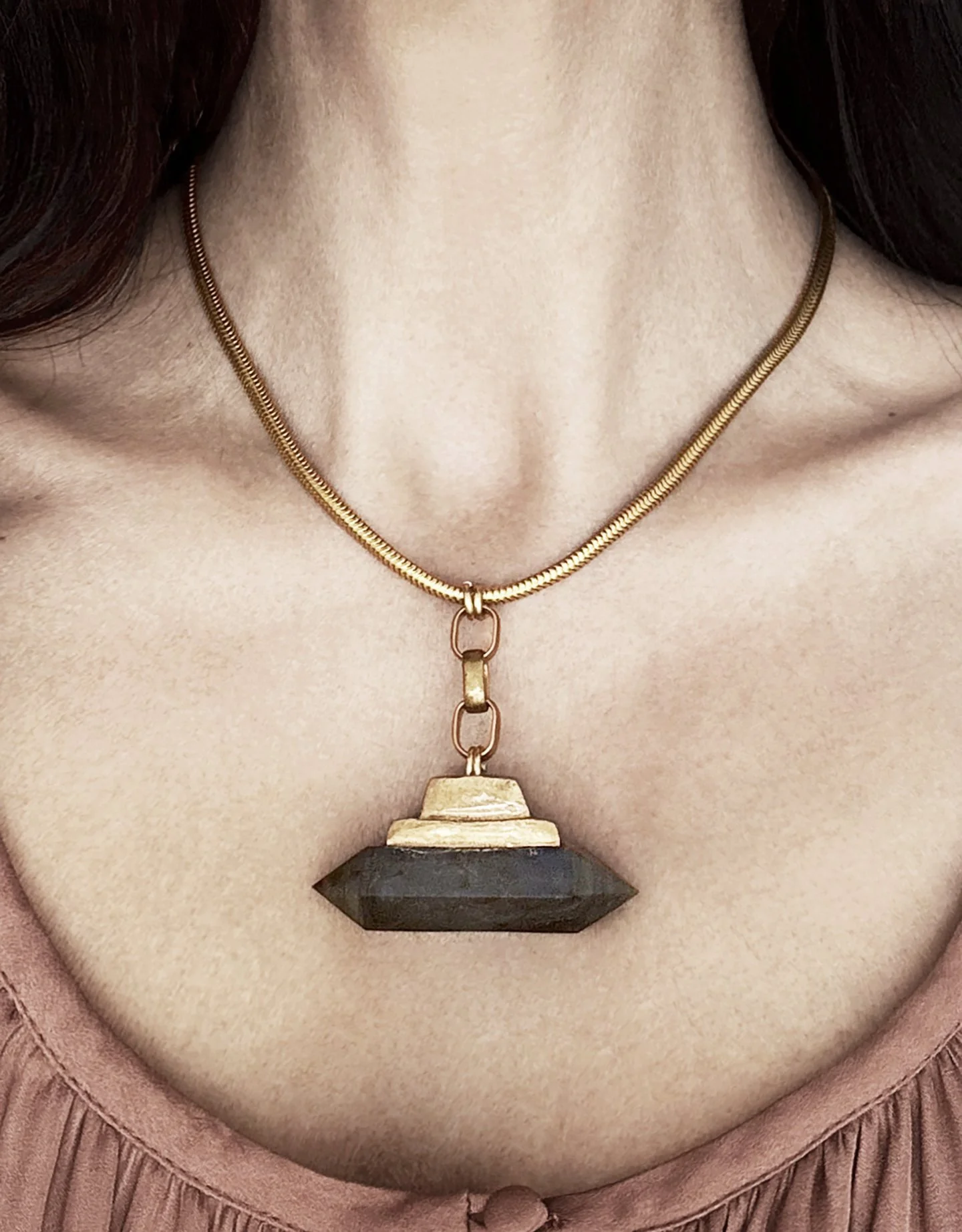 Soulages #2-Labradorite Choker-On.jpeg