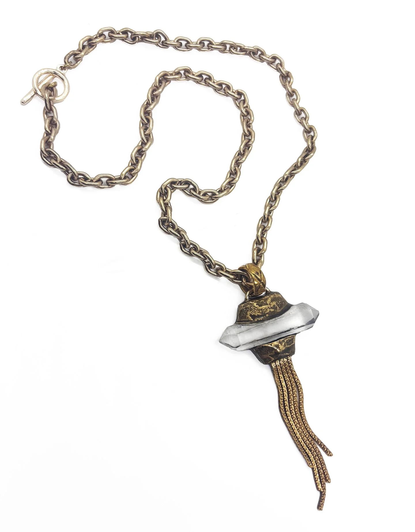 Hydra-armed with ardor-crystal and chain tassel necklace-s.jpeg