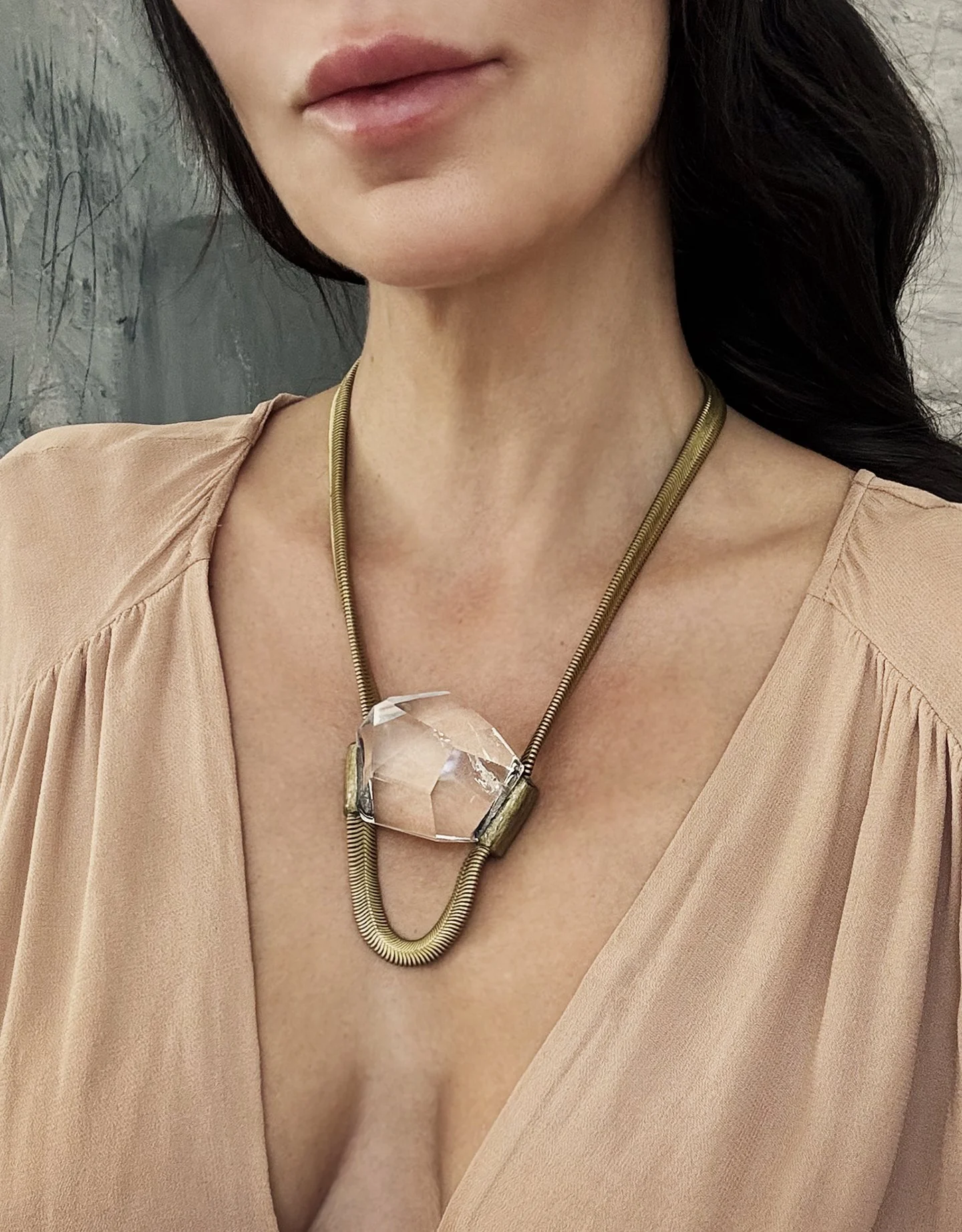 The Flame #3-crystal necklace-Armed With Ardor