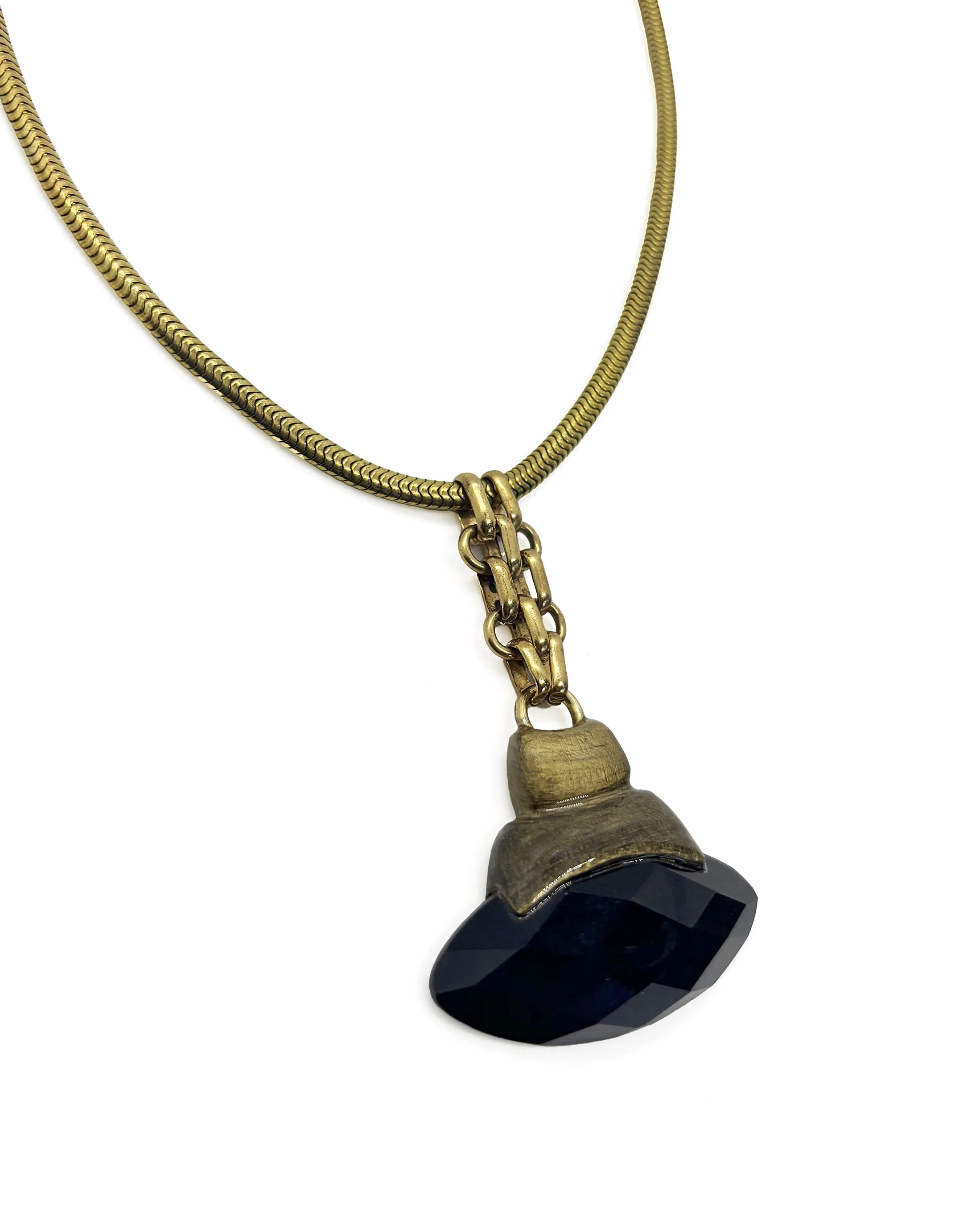 Kahlo-armed with ardor-black onyx necklace