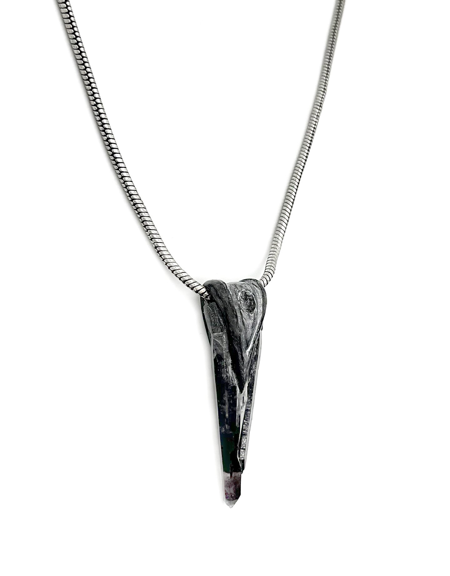 Blue Moon #2 Lithium Quartz Crystal Necklace
