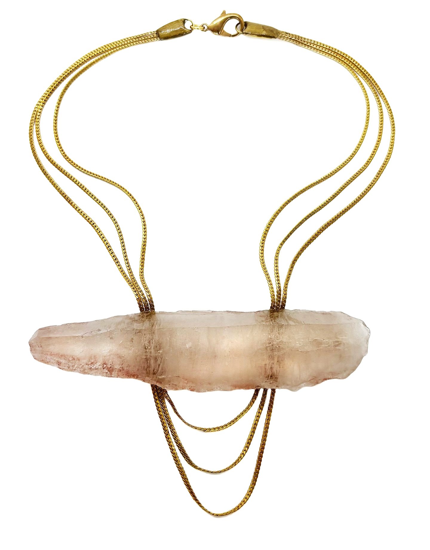 Anais Raw Quartz Crystal Necklace
