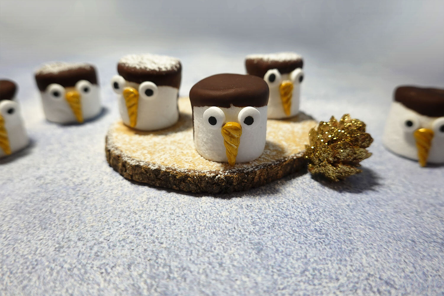 Chamallows pingouins de Noël — Raconte-moi des salades