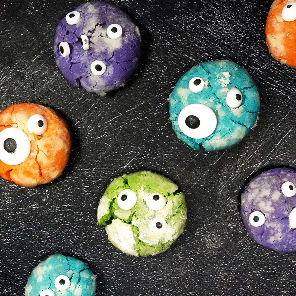 Cookies monstres d'Halloween