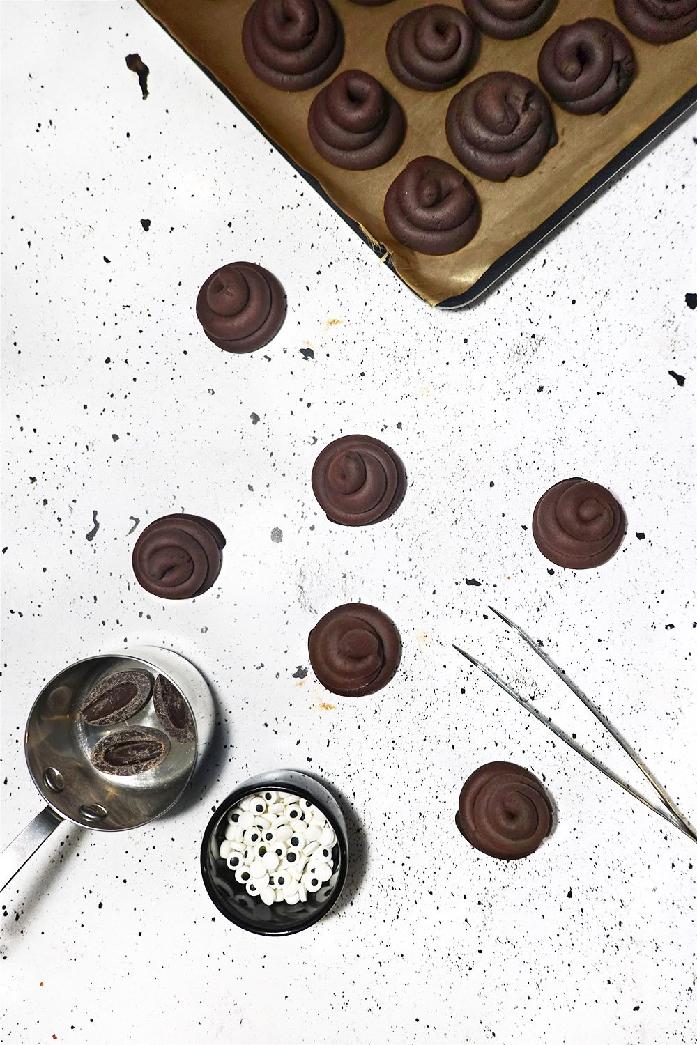 Petites crottes au chocolat - A table et vous