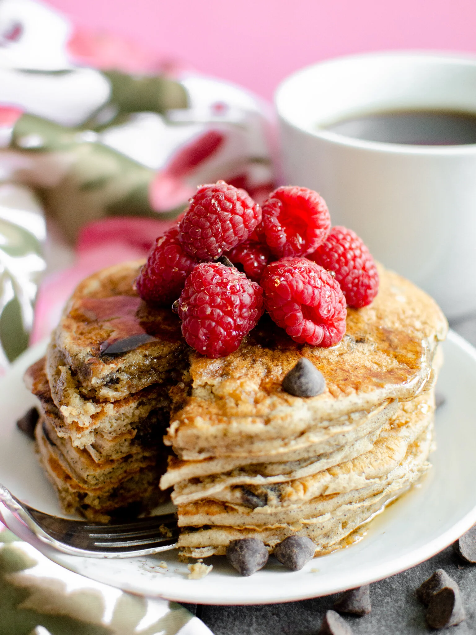 Espresso Chip Pancakes