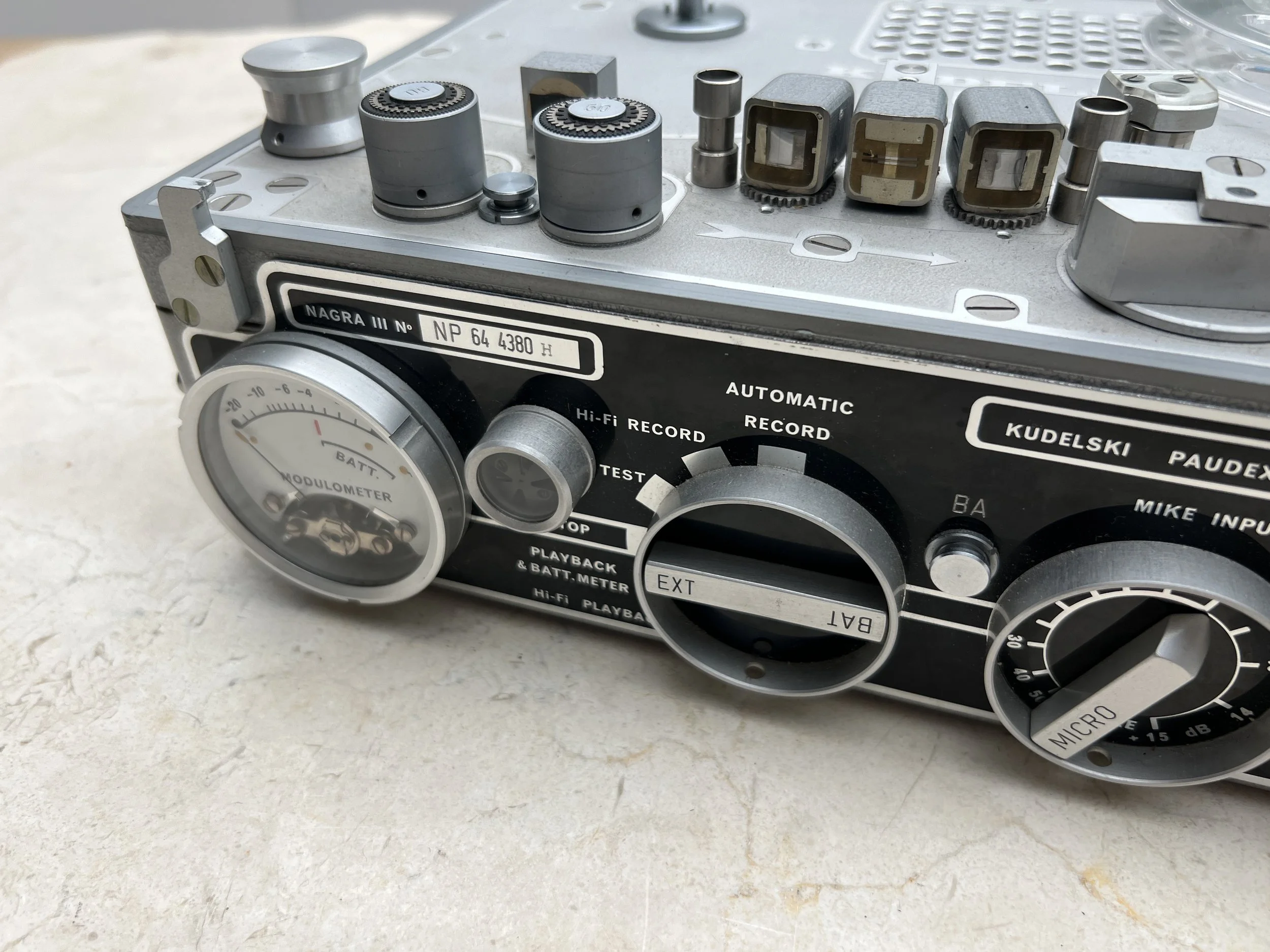 Kudelski Nagra III NP dials